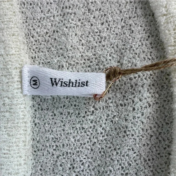 NWT Wishlist Tri-color stripe Sweter Size M - Picture 7 of 11